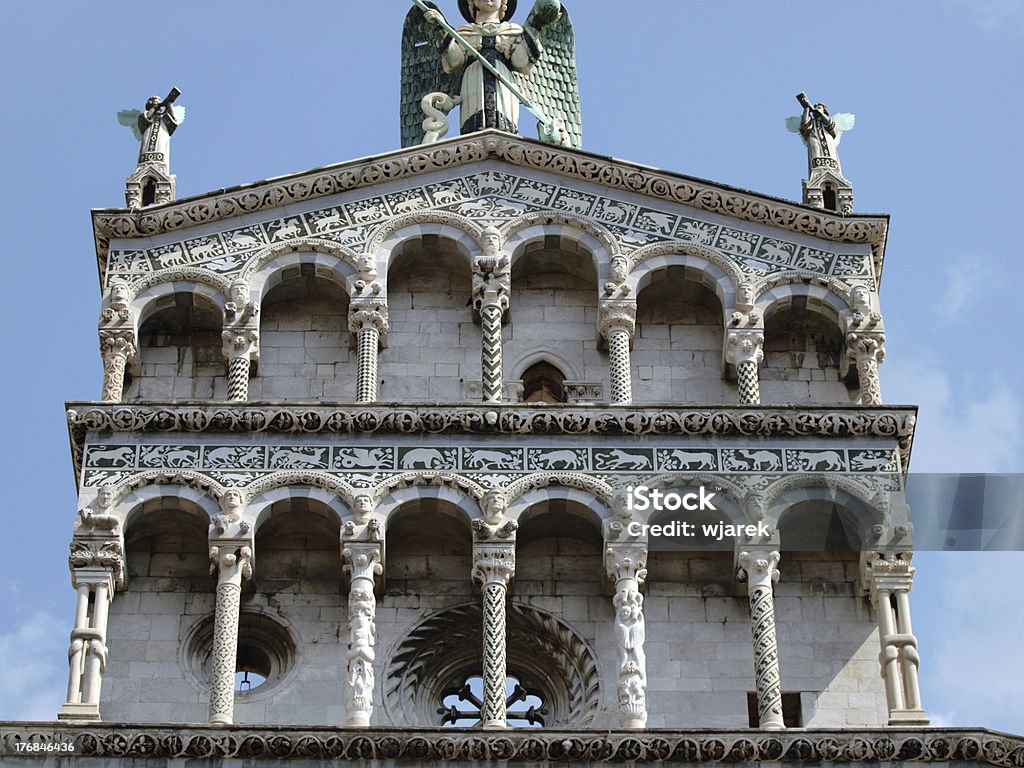 San Michele in Foro church-Lukka - Zbiór zdjęć royalty-free (Archanioł Michał)