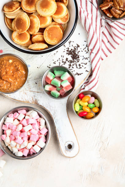istock Small American pancakes. 1768468524