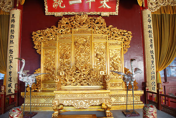 Throne in the Palace of Heavenly Purity of the Forbidden City, Beijing, China