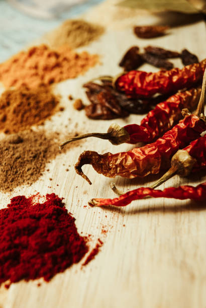 istock Still life of exotic and hot spices 1768476897