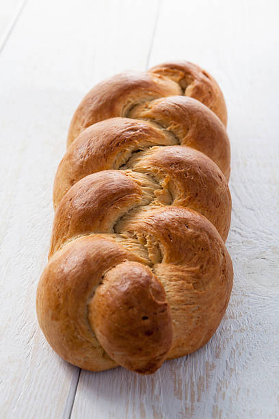 Braided bread stock photo