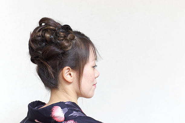 istock Japanese woman in a kimono 176849071