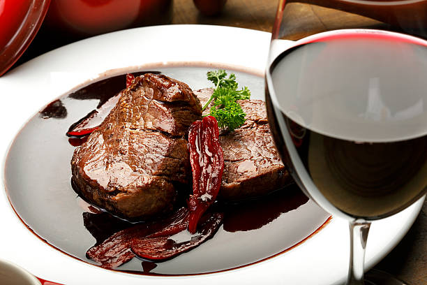 Carne Grelhada Rápida: Purê de Mandioquinha e Vinho Tinto - receita deliciosa profissional - passo 2