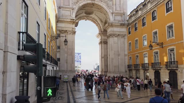 Triumphal Arch of Rua Augusta in Lisbon