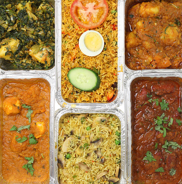 istock Selection of Indian Takeaway Curry Food 176849812