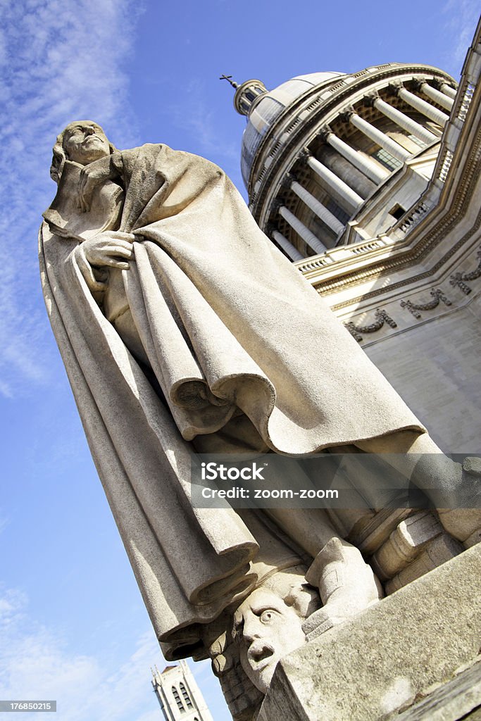 Monument Pierre Corneille "Monument of french dramatist Pierre Corneille (1606-1684) near Pantheon in Paris, France" Architecture Stock Photo