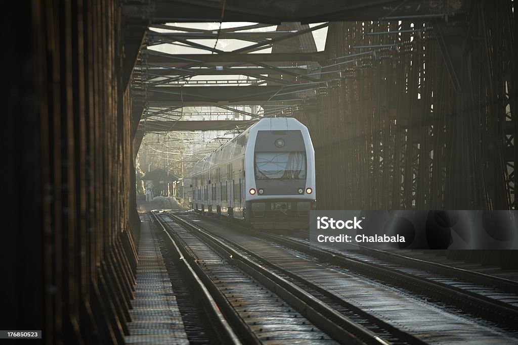 Ponte Ferroviária - Royalty-free Antigo Foto de stock