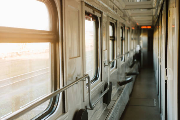 istock Interior of the train, Travel by railway 1768505795