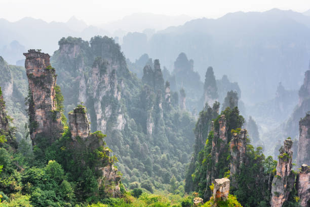 istock Awesome view of quartz sandstone pillars (Avatar Mountains) 1768506355