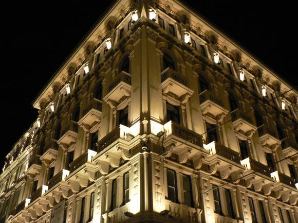 istock Twilight in Trieste: A Glimpse of Nighttime Charm 1768510193