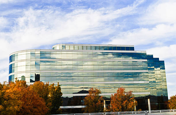 istock Glass Tower in the Early Morning Sun. 176851462