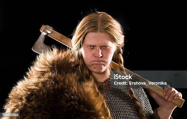 Warrior Woman Stock Photo - Download Image Now - Viking, Axe, Women