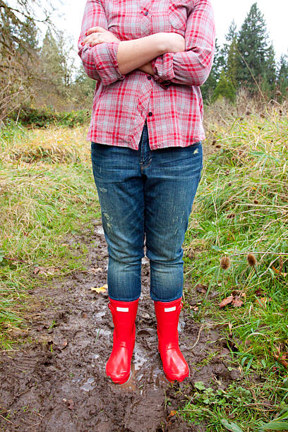20+ Womens Shiny Red Rubber Boots Stock Photos, Pictures & Royalty-Free ...