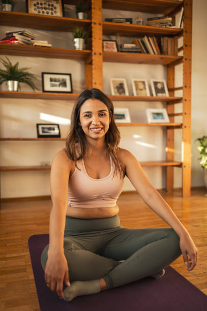 istock Woman just finished her yoga class 1768523001