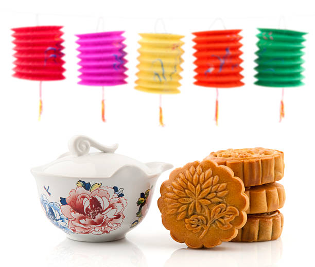 festa di metà autunno cinese - chinese tea teapot isolated tea foto e immagini stock