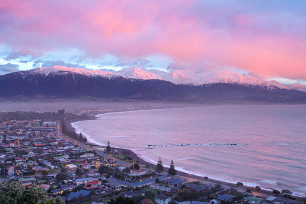 カイコウラニュージーランド - marlborough region zealand new landscape ストックフォトと画像