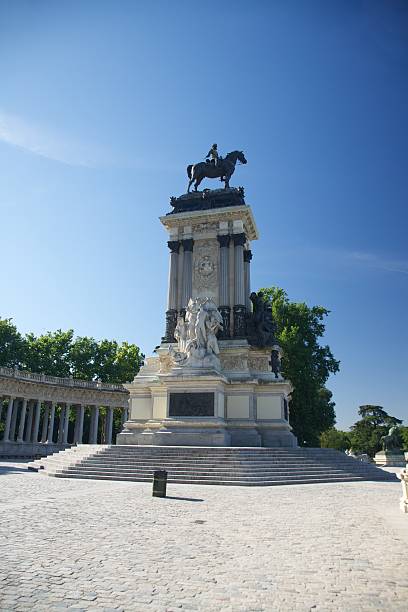 istock equestrian monument in Madrid public park 176852703