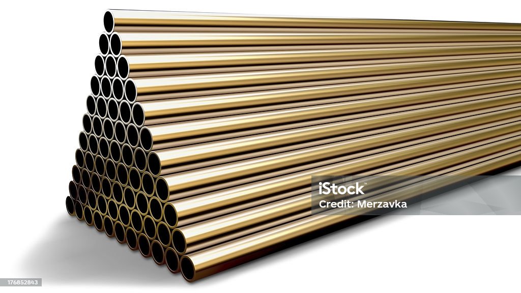 Metall-pipes - Lizenzfrei Altmetall Stock-Foto