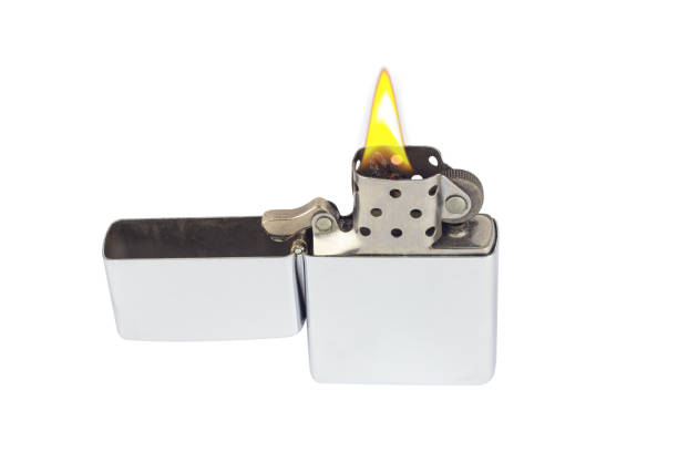 istock Metal lighter, petrol lighter isolated from background 1768531985