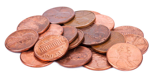 istock Isolated Pile of Pennies 176853253