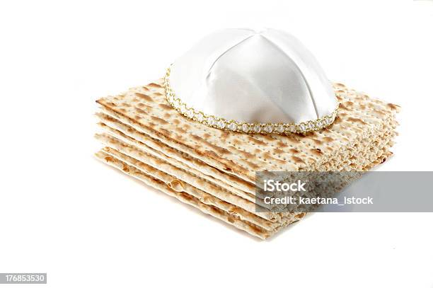 ユダヤ祭の祝日で静物 Matzoh Kippah - マッツォのストックフォトや画像を多数ご用意 - マッツォ, お祝い, イスラエル