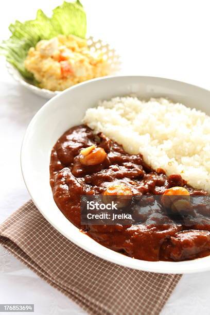 Japanese Cuisine Beef Stew Rice Stock Photo - Download Image Now - Beef, Beef Stew, Food