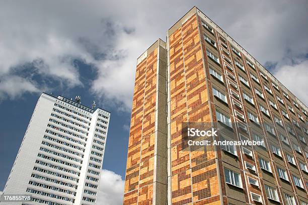 Domy W Rostock Niemcy - zdjęcia stockowe i więcej obrazów Rostock - Rostock, Wielka płyta, Betonowy blok