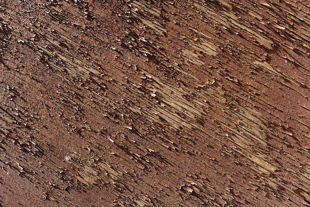istock Weathered a dried wooden board 176855509