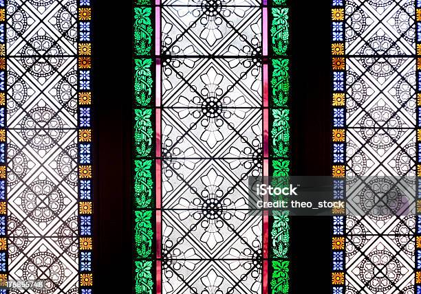 Stained Glass Stock Photo - Download Image Now - Church, Glass - Material, Green Color