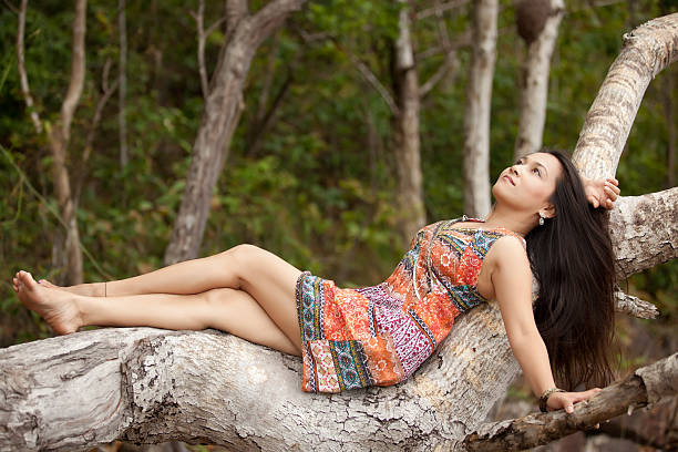 istock asian woman in nature 176855912