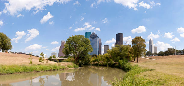 istock Downtown Houston and Buffalo Bayou 176856409
