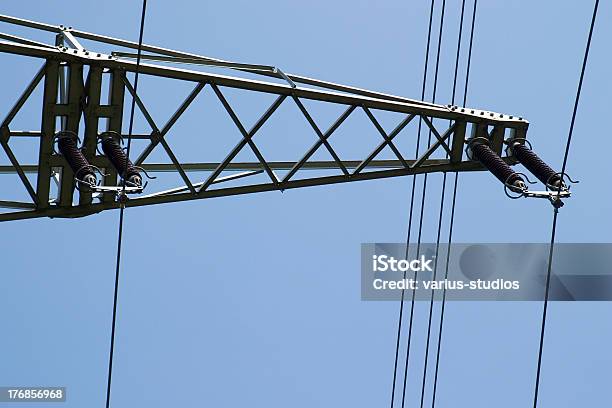 Electric Overland Power Mast Stock Photo - Download Image Now - Amperage, Business, Cable