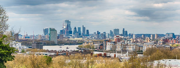 istock Panoramic view from the Royal Observatory in Greenwich, London, UK 1768569863