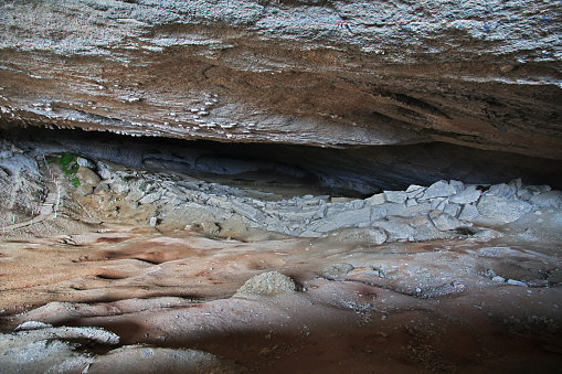 Milodon cave in Torres del Paine National Park, Patagonia of Chile