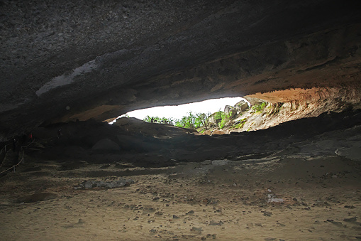 Milodon cave in Torres del Paine National Park, Patagonia of Chile