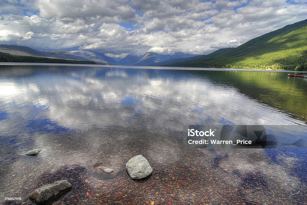 Nuvens de tempestade, passando - Foto de stock de Azul royalty-free