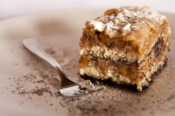Prekmurska gibanica is slovenian traditional cake.