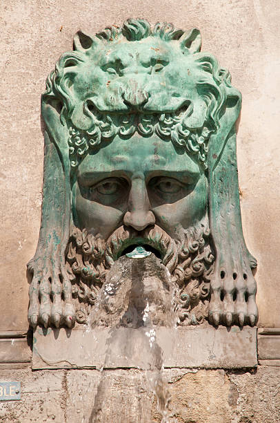 istock Fountain by Antoine Laurent Dantan, Place de la Republique, Arles 176857924