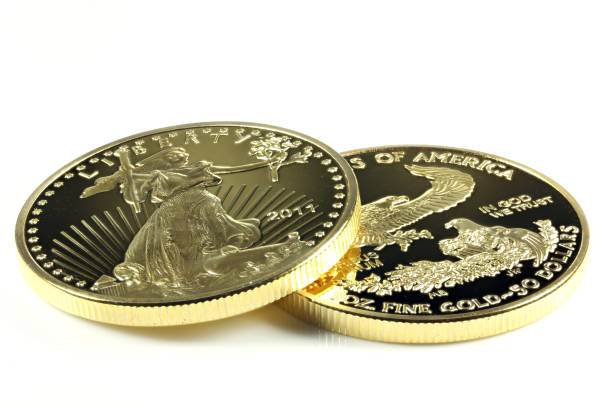 istock 1 ounce American gold eagle bullion coins 1768581296