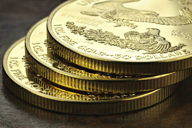 istock 1 ounce American gold eagle bullion coins 1768581297