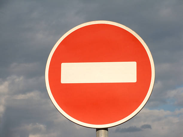 istock Stop road traffic sign over dark gloomy sky 176858594