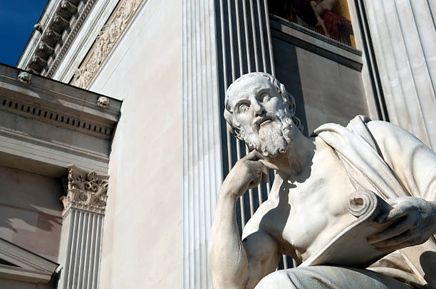 istock Statue in front of the austrian parliament Vienna 176858689