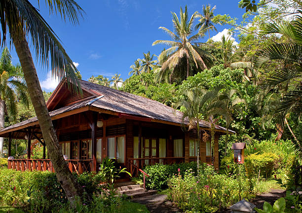 istock House on island in Indonesia 176859326