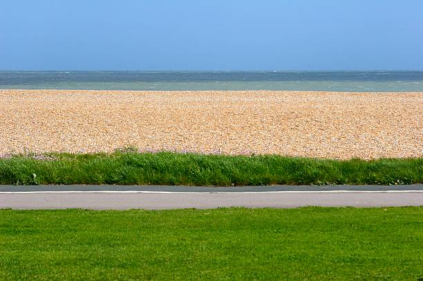 british beach stock photo