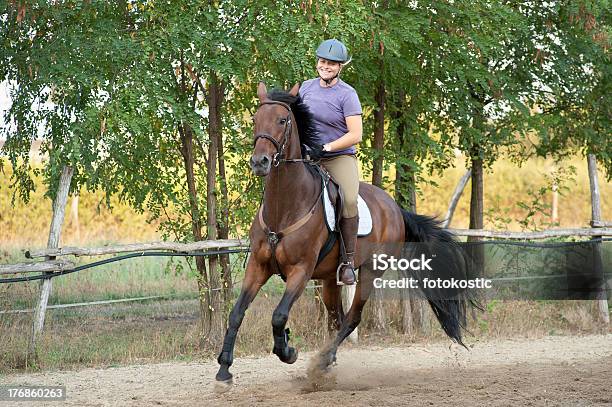 Riding Stock Photo - Download Image Now - Helmet, Young Women, Adult