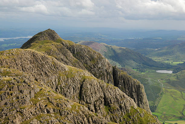 istock Dramatic cliffs of the Langdale Pikes, English Lake District 176861106
