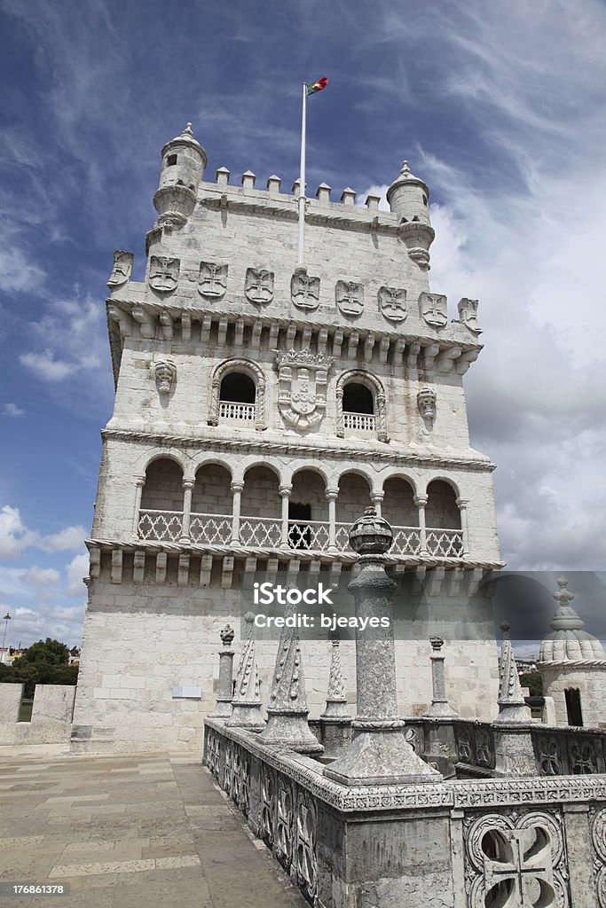 Torre de belén en Lisboa, Portugal - Foto de stock de Arquitectura libre de derechos