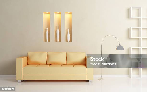 Modern Interior Composition Stock Photo - Download Image Now - Apartment, Architecture, Backgrounds