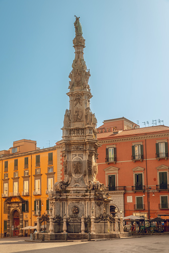 Napoli, Piazza del Gesù Nuovo and obelisco dell'Immacolata\n- New Jesus Square in Naples