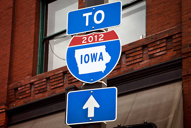 iowa 2012 primarias americanas señal - presidential election 2012 election photography fotografías e imágenes de stock